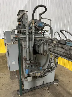 12" X 12" LOGEMAN MODEL 1212 HYDRAULIC SCRAP BALER COMPRESSOR