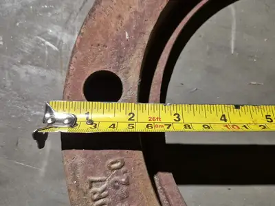 8" Class 150 Pipe Flange SDR7, SF=2.0, A536 GR65/45/12