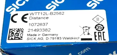 NEW SICK WTT12L-B2562 PROXIMITY SWITCH 1072637 WTT12LB2562