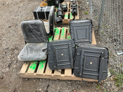 Used LOT OF (5) MINI EXCAVATOR SEATS Construction Equipment Parts Michigan US | Miedema Asset Management Group #1579273