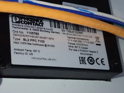 USED PHOENIX CONTACT BL2PPC 7100