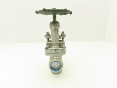 Edward 1049Y Right Angle Stop Valve 1" Socket Weld 3600 CWP 1830 PSI Rising Stem