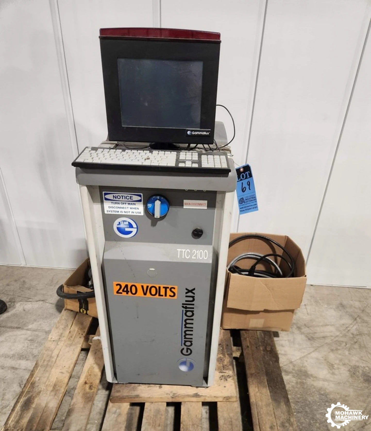 TTC2100 GAMMAFLUX "TTC-33457" GLOBAL HOT RUNNER TEMPERATURE SEQUENTIAL VALVE GATE CONTROLLER FOR PLASTIC INJECTION MOLDING MACHINE