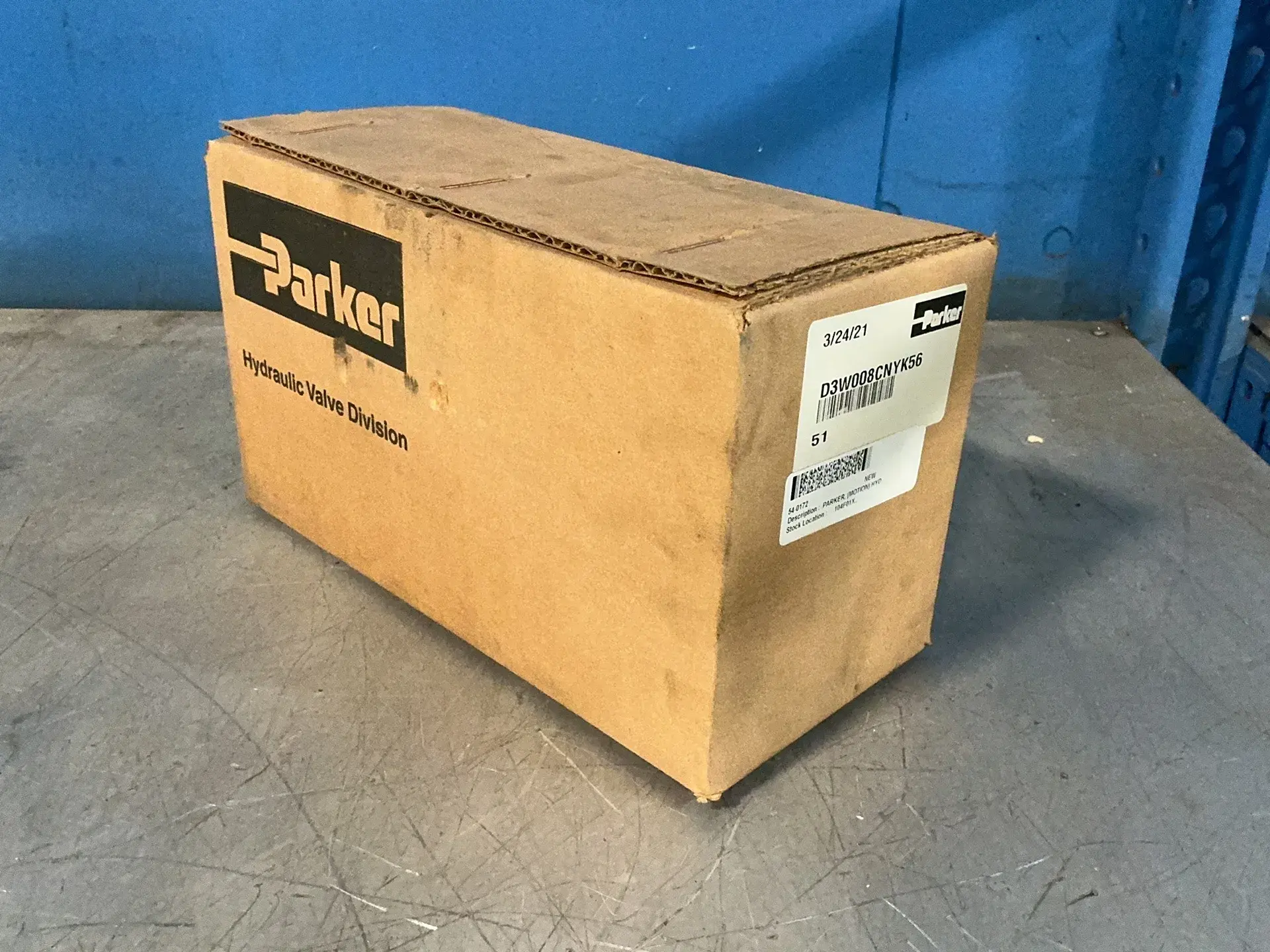 New | in-Stock PARKER D3W008CNYK56 Pumps Ohio US | HGR 24 #1305119