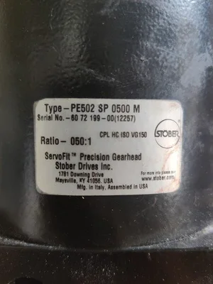 USED STOBER DRIVES INC TYPE-PE502 SP 0500 M