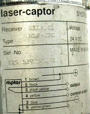 NEW WEBER 6116.41 LASER CAPTOR HLS-03K 611641