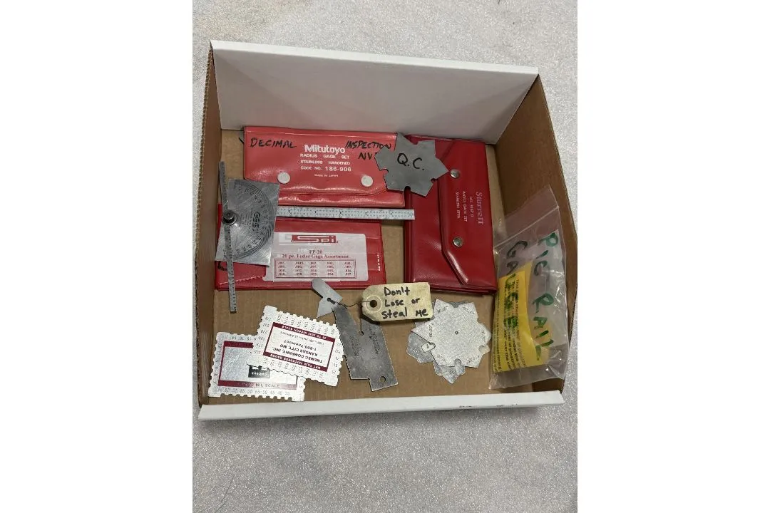 Used _UNKNOWN_ _UNKNOWN_ Radius Gages Utah US | KD Auctions #1549461