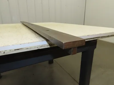 Press Brake Die 60" Long 2" Wide Flat Die 1/2" Thick 1/2" Tang