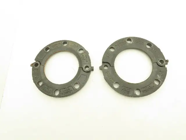 Victaulic 6"-741 Grooved Pipe Split Flange Adapter Ductile Iron 8-Bolt  Lot of 2