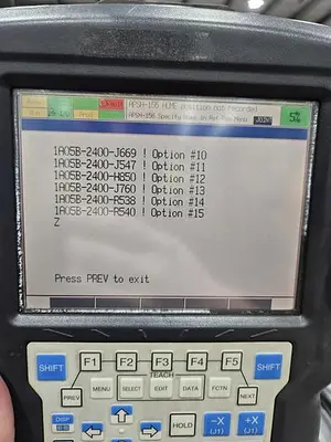 USED FANUC ARCMATE 120IB