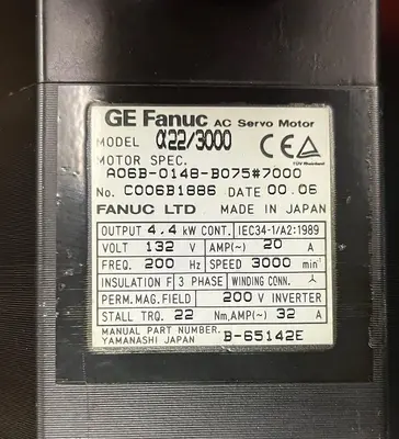 USED GE FANUC A06B-0148-B075