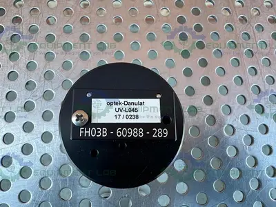 USED OPTEK / DANULAT 1442-0025-0202-13 CALIBRATION FILTER UV-L045, 0.45 AU