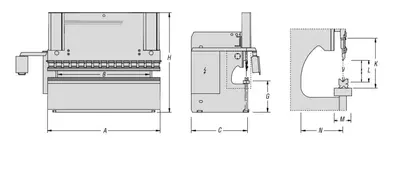 NEW OTINUS HYDRAULIC PRESS BRAKE 176t X 122" DELEM 66 T