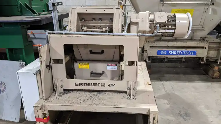 Used 2016 ERDWICH M600/1 - 400 Dual Rotor or Single Rotor Shredders Illinois US | Alan Ross Machinery #1805