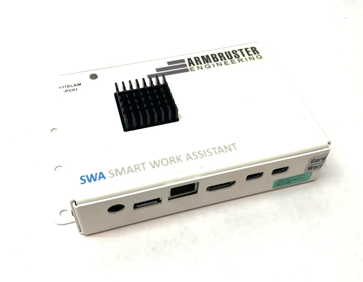 USED ELAM SOLUTIONS SMART WORK ASSISTANT SWA INDUSTRIAL COMPUTER, HIGH PERFORMANCE