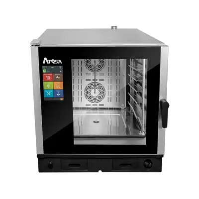 New | in-Stock Atosa New Atosa AEC-0621E Smart Touch Electric Combi Oven, Fits 6 Full-Size Pans Electric Ovens Illinois US | Falcon Restaurant Supply #1375318