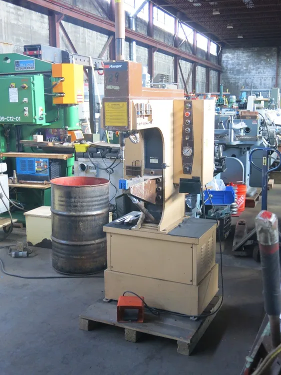 Used HAEGER HP6-B 6 TON HYDRAULIC INSERTION PRESS # HP6-B Insertion Machines New Jersey US | MULLIN MACHINERY #880356