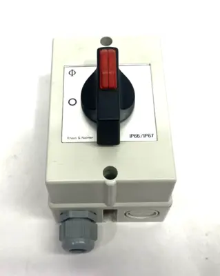 Used Kraus & Naimer Main Disconnect Switch IP66/IP67 120A 067459 Disconnects Michigan US | Maverick Industrial Sales #1393478