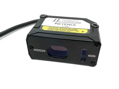 USED KEYENCE INTELLIGENT-L CMOS MULTI-FUNCTION ANALOG LASER SENSOR HEAD