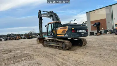 Used 2023 HYUNDAI HX300AL Crawler Excavators North Carolina US | National Equipment Dealers #1422408