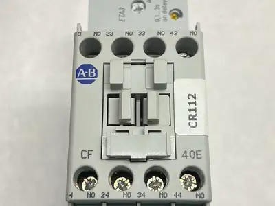 Used Allen-Bradley Ser A Contactor 25A 690V 110/120V Coil w/ 100-ETA3 PLC Contactors Michigan US | Maverick Industrial Sales #1392402