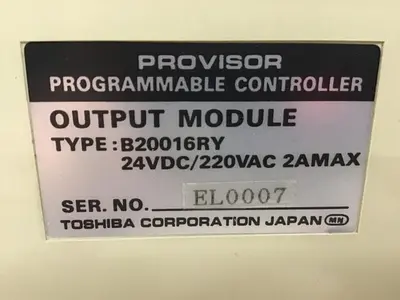 USED TOSHIBA B20016RY