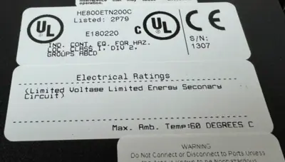 USED HORNER ELECTRIC HE800ETN200