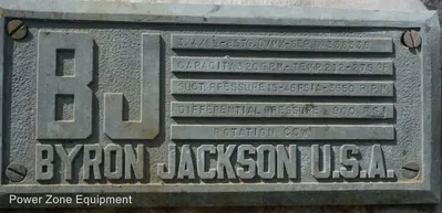 USED BYRON JACKSON 3X4X8.5 DVMX