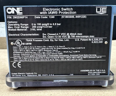 NEW United Electric 2W2D00P14