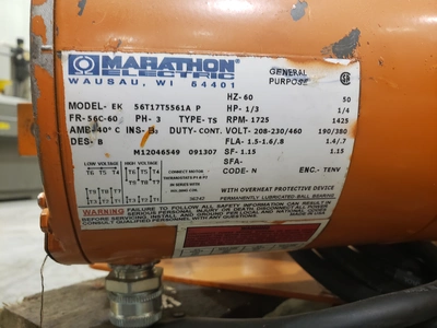 Saturn Engineering  1000lb Cap 35fpm 460V 3PH 60Hz