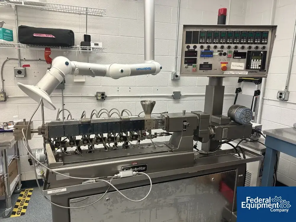 USED Leistritz Leistritz Twin Screw Pelletizing Line, model Micro18-GG