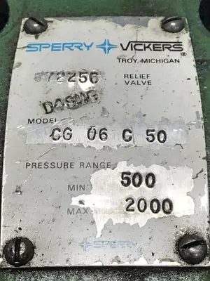 USED VICKERS CG06C50
