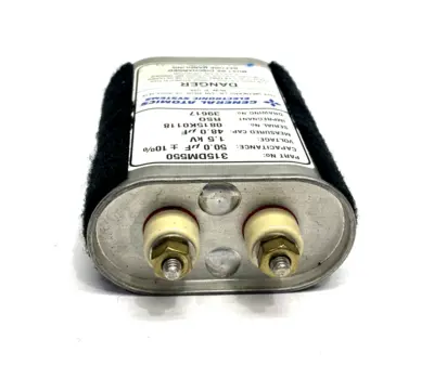315DM550 | General Atomics Electronic Systems  Capacitor 50µF 1.5kV 16A RMS - Used
