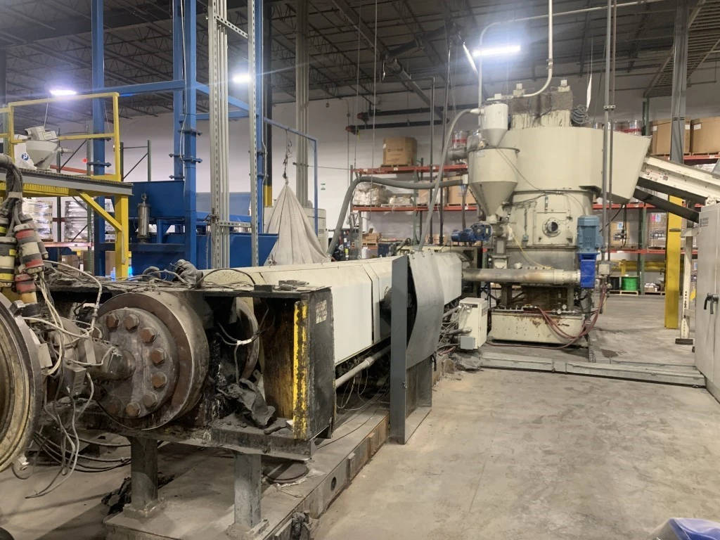 180mm Milacron/Gamma Meccanica Recycling System, New In 2010