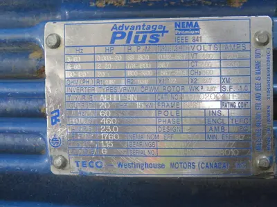 Used WESTINGHOUSE AEHH-8N A.C. Motors Texas US | Aucto #1307258