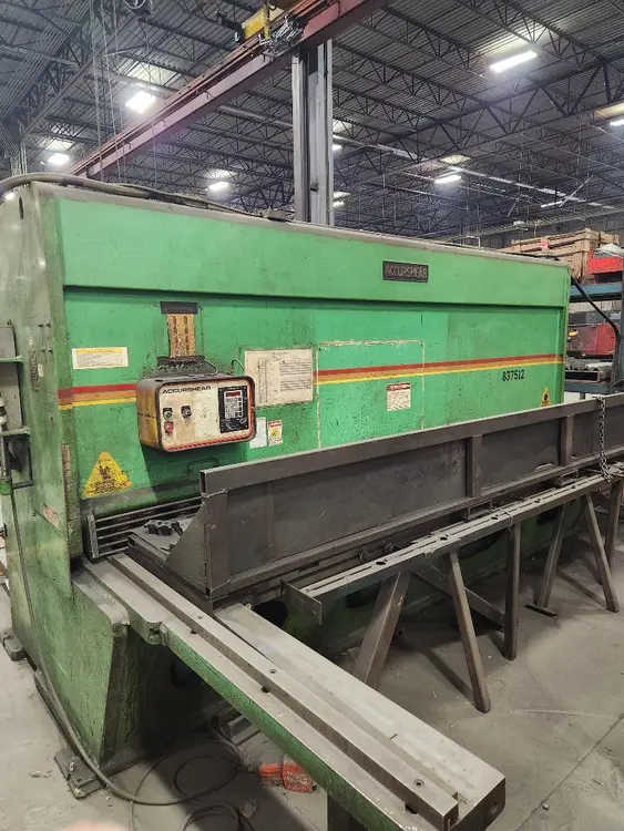 Used ACCURPRESS 837512 Power Squaring Shears (Inch) Ohio US | Mohawk Machinery 9 #182951