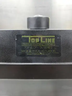TopLine Top-Flo TA Series Pneumatic Rack & Pinion Actuator. 6E-20