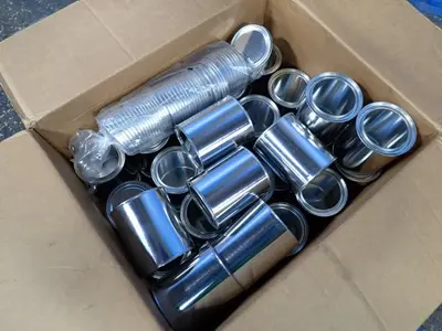 25.6 Oz Tin Storage Cans