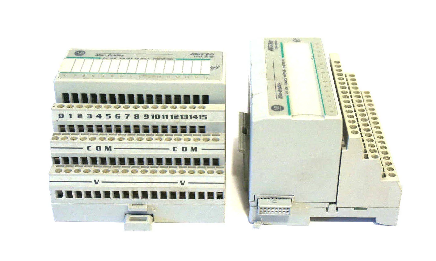 ALLEN BRADLEY 1794-OB16P MODULE SER. A W/1794-TB3 SER. A TERMINAL 1794OB16P