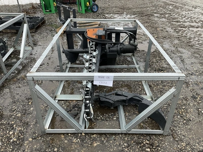 Used JCT SKID STEER TRENCHER W/48” ARM Walk-Behind Trenchers Michigan US | Miedema Asset Management Group #1329009