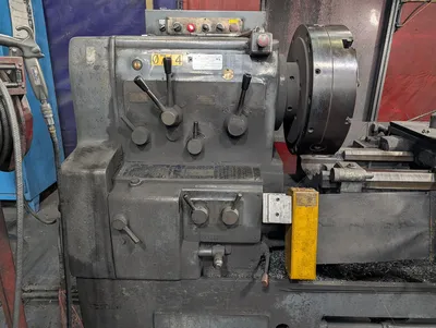 Hwacheon Manual Lathe Apprx. 20" 3-Jaw Chuck, Apprx. 76" distance between centers, , Apprx. 24-26"