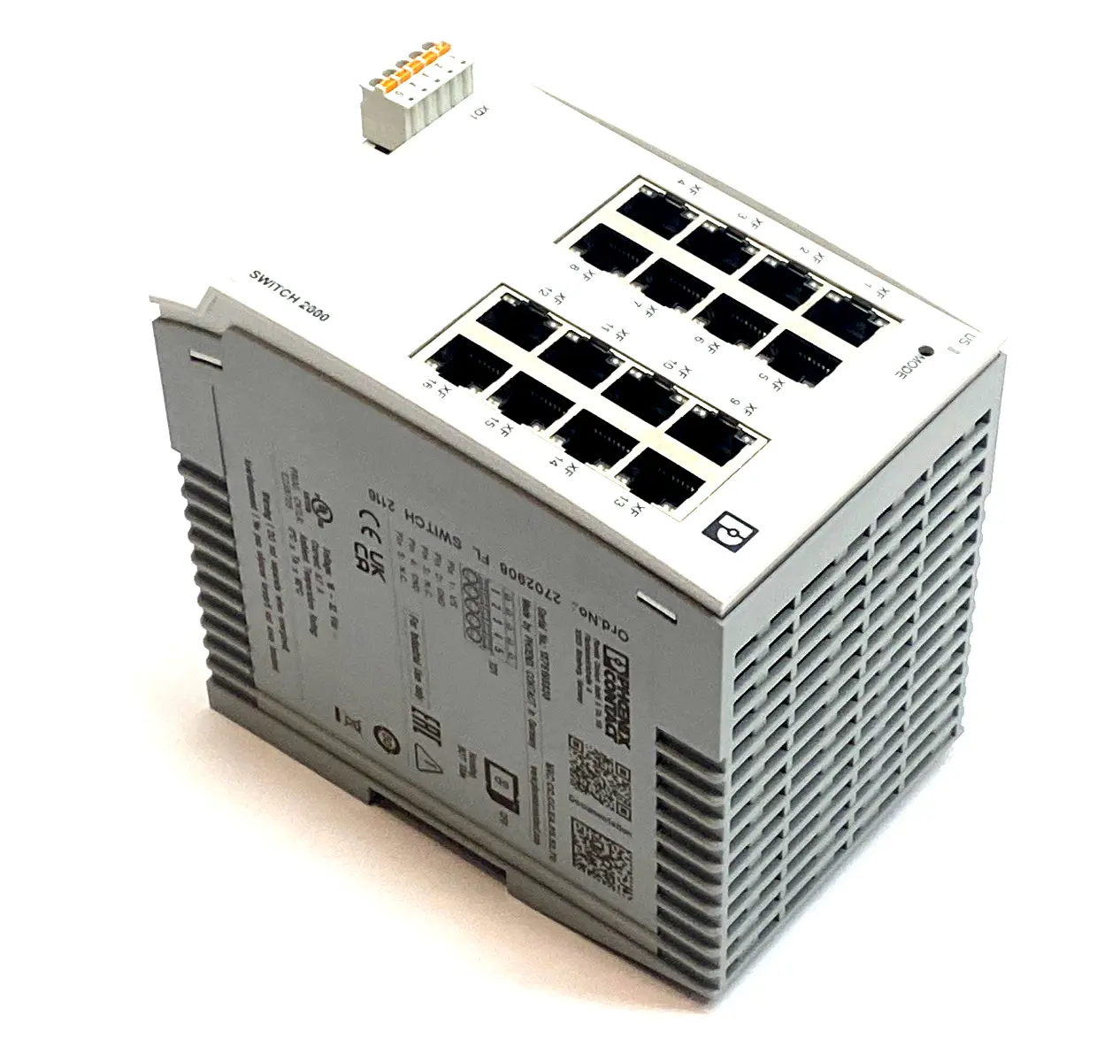 USED PHOENIX CONTACT MANAGED ETHERNET SWITCH 16-PORT FL SWITCH 2116