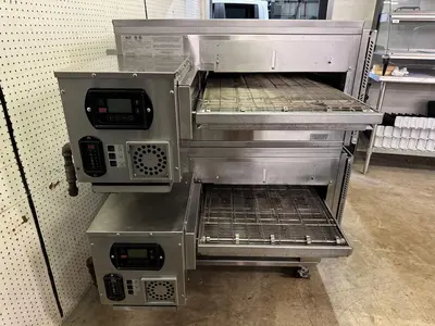 Used XLT Used 2019 2020 XLT 2336 Natural Gas Double Deck Conveyor Pizza Oven Conveyor Ovens Illinois US | Falcon Restaurant Supply #1375040