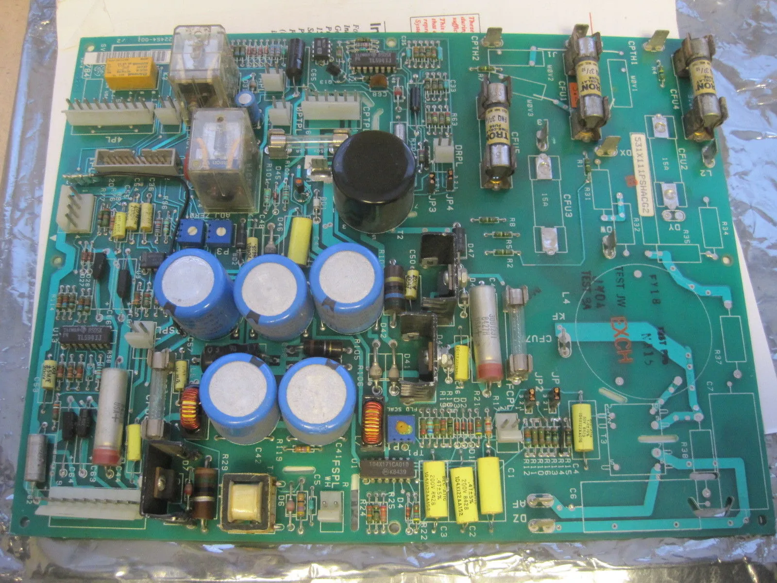GENERAL ELECTRIC 531X111PSHACG2 POWER SUPPLY