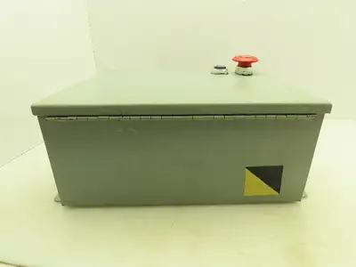 Wiegmann Hubbell A1412CH Electrical Enclosure 14x12x6" Hinged Cover Back Panel