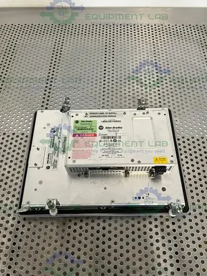 USED ALLEN BRADLEY 2711P-RDT10C PANELVIEW PLUS 1000 W/ ALLEN BRADLEY 2711P-RP1 MODULE
