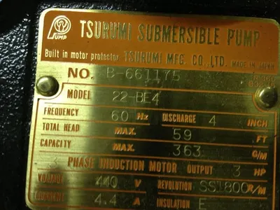 USED Tsurumi 22-BE-4