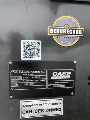 New | in-Stock 2025 CASE 651G Wheel Loaders Maine US | Beauregard Equipment #1511184
