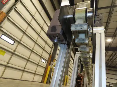 QC Industries 17' Automation Indexing Conveyor 2" Modular Cleated Timing Belt