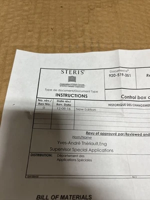 NEW STERIS 920-519-351